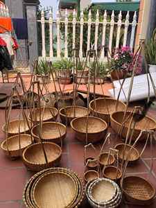 ARTESANÍA DE BAMBÚ DE VIET NAM-CESTA DE BAMBÚ HECHA A MANO PARA DECORACIÓN Y ELECTRODOMÉSTICOS - Product Image 3