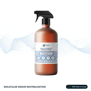 Neutraliseur d'odeurs en spray intense, formule bleue : odeurs de sueur, de fèces, de fumée et de solvants - Bouteille de 1L - Fini - Product Image 1