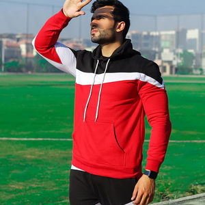 2025 Sudadera con capucha de patrón sólido informal para hombre transpirable de secado rápido a prueba de viento al aire libre correr chándal de invierno para Unisex - Product Image 4