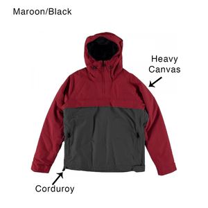 Chaqueta de trabajo de lona de pato 100% algodón personalizada con trabajador forrado chaqueta de chándal de peso pesado de gran tamaño chaqueta con capucha y cremallera para hombre - Product Image 3