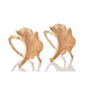 Luxurious Napkin Holder Ring Best Quality Handcrafted Carved Design High Polished Beautiful Leaf Design Napkin Rings - Product Image 6