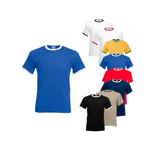 Camiseta de manga corta gris para hombre Jolly Troll con ribete en contraste rojo y estampado de personaje con logo frontal, corte informal - Product Image 2