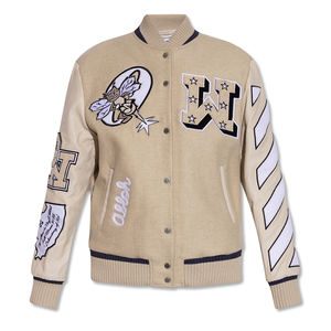 Vestes de baseball unisexes de haute qualité Bomnber Varisty JAckets College Winter Custom Chenille Patches Embroidery Work Wool Jackets - Product Image 1