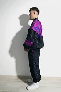 Survêtement coupe-vent pour hommes, Design personnalisé, surdimensionné, vêtements de sport, uni, vierge, ensemble de survêtement - Product Image 2