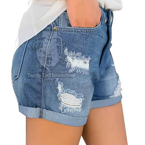 Made In Pakistan Women <b>Jeans</b> <b>Shorts</b> New Style Custom Made Women <b>Jeans</b> <b>Shorts</b> For Sale - Product Image 4