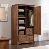 Armoire de chambre moderne sur mesure avec rangements et options multi-tiroirs – Meuble de maison pour l'organisation du placard