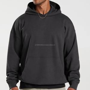 Sudadera con Capucha para Hombre, con Bolsillos Funcionales, Estilo Holgado, Personalizable con Logotipo, Hombros Caídos, Tejido Grueso - Product Image 2