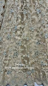 สินค้ามาใหม่คุณภาพสูงตาข่ายสำหรับเจ้าสาว Dori เพทายและกระจกเงาทำงานได้ที่ lehenga choli กับ dupatta ผู้ผลิตจาก surat อินเดีย - Product Image 5