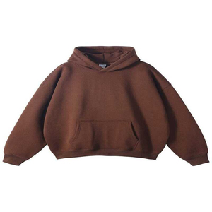 เสื้อฮู้ดโอเวอร์ไซส์โอเวอร์ไซส์สำหรับผู้หญิงเสื้อฮู้ดหนาทรงโอเวอร์ไซส์กำหนดโลโก้ได้เอง - Product Image 3