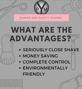 Maquinilla de afeitar de seguridad Pearl Grooming para hombres para mujeres Maquinillas de afeitar para mujeres Producto - Product Image 2