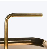 Tables d'appoint modernes de luxe en acier inoxydable, design durable, faciles à nettoyer, taille personnalisée disponible, finition thermolaquée, table basse