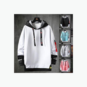 Sweat à capuche unisexe en polyester/coton, coupe régulière, grande taille, personnalisable avec impression et broderie, en molleton à séchage rapide, pour la vente en gros - Product Image 3