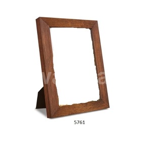 Marco de fotos de madera marrón rústico con vidrio Real para escritorio de pie colgante de pared hogar Oficina decoración pantalla - Product Image 1