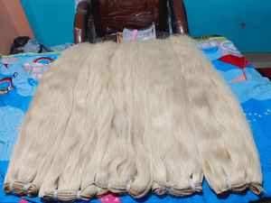 100% Extensions vierges indiennes brutes non transformées dentelle sans colle frontale HD dentelle 613 longue ligne droite naturelle vague de corps blonde 613 - Product Image 4