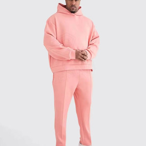 Survêtements 100% coton personnalisables pour hommes du Pakistan Sweats à capuche surdimensionnés avec logo Style décontracté d'hiver Design simple - Product Image 4