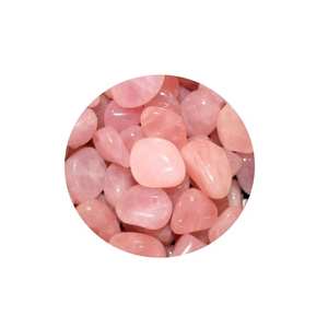 Spécimen de cristal rose naturel en gros en vrac pierres brutes brutes en quartz rose pierre dégringolée - Product Image 3