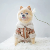 Manteau imperméable de luxe OEM pour chien Veste polaire d'hiver pour chien Bulldog français Vêtements pour petits, moyens et grands chiens Vêtements