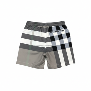 Shorts de basketball respirants pour hommes, personnalisables OEM, motif requin, camouflage bleu, collection été 2026 - Product Image 2