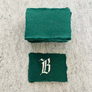 Thẻ Giấy Thủ Công Cổ Phiếu deckle cạnh giấy tờ và tờ trong các mặt hàng theo xu hướng độc đáo ở thẻ đánh dấu tùy chỉnh thấp cho máy tính xách tay - Product Image 4