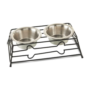 Tazón de comida para perros de acero inoxidable del fabricante Soporte de metal Uso de alimentación Tazón sólido Soporte de hierro Tazón de comida para perros de metal - Product Image 6