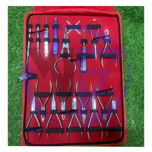 Kit d'instruments dentaires orthodontiques de qualité supérieure Wenquar, 18 pièces, pinces et outils en acier inoxydable, faible MOQ, excellente affaire - Product Image 3