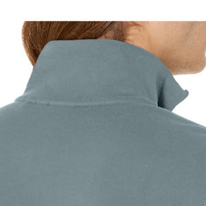 Sudadera personalizable de manga larga con media cremallera para hombre, mezcla de algodón, entrenamiento al aire libre, ropa deportiva, sudadera al por mayor - Product Image 3