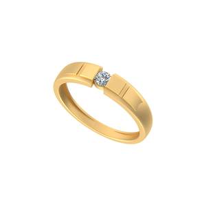 Anillo de Bodas de lujo personalizable para mujer chapado en oro de 14K/18K VS Clarity Round Lab Diamond para compromiso o regalo de aniversario - Product Image 2