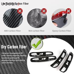 Recubrimiento Decorativo para Reposacabezas de Asiento para <span class=keywords><strong>Hyundai</strong></span> Ioniq 5 <span class=keywords><strong>N</strong></span> <span class=keywords><strong>I30</strong></span> <span class=keywords><strong>N</strong></span> 2023 <span class=keywords><strong>2024</strong></span> 2025, Fibra de Carbono Real, Accesorios Interiores - Product Image 5