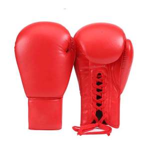 Gants de boxe professionnels de haute qualité, en cuir synthétique respirant, avec logo personnalisé imprimé, pour l'entraînement et les combats en extérieur - Product Image 2