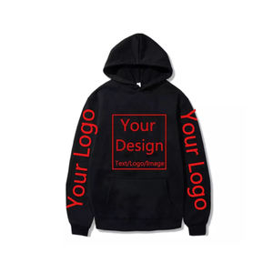 Sudadera con capucha de peso pesado con estampado abullonado y logotipo personalizado al por mayor para hombre, sudadera extragrande con diseño único - Product Image 6