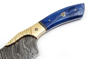 Couteau de chef professionnel en acier Damas, personnalisable OEM, avec étui en cuir, ensemble de couteaux de cuisine, vente en gros - Product Image 4