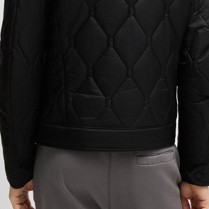 High Quality Material Men <b>Quilted</b> Jacket <b>For</b> Outdoor Trendy Wear With Zip Up Closure <b>For</b> Winters / Full Sleeves Design With Logo - Product Image 6