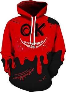 Venta al por mayor impresión personalizada sudadera blanqueada 100% algodón manga larga sudaderas con capucha nuevo estilo sublimación ropa de invierno - Product Image 2