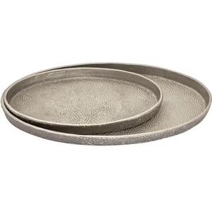 Plateau en aluminium au design moderne pour la maison et l'hôtel Plateau rectangulaire de service des aliments avec nickelage pour la cuisine - Product Image 4