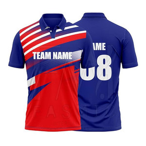 Cricket Team Hommes Sports Cricket Uniforme Maillots 100% Coton Imprimé Cricket Maillots Pour Hommes Avec Marque Privée - Product Image 1