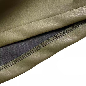 Pantalones cortos de piel auténtica retro americanos personalizados, pantalones cortos informales sueltos logotipo personalizado superventas OEM - Product Image 4