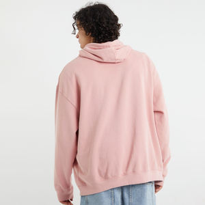 เสื้อฮู้ดผู้ชายซักได้สีและโลโก้แห้งเร็วเสื้อฮู้ดสำหรับผู้ชายผ้าคอตตอนผสมกรดมาใหม่ - Product Image 3