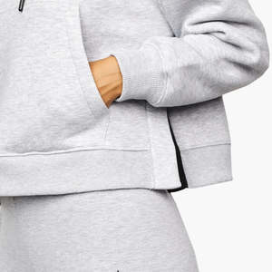 Sweat à capuche pour femme de qualité supérieure de couleur unique Sweat à capuche pour femme à séchage rapide - Product Image 3