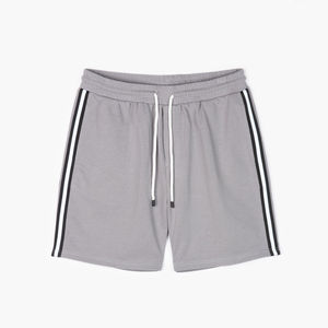 Pantalones Cortos Deportivos para Hombre, Ropa Deportiva Personalizada para Gimnasio, Entrenamiento Atlético, 100% Algodón, Transpirable, de Secado Rápido, Ecológico, con Cordón - Product Image 1