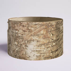 Maceta de cemento cilíndrica hecha a mano con relieve de textura de árbol para un toque único para decoraciones de jardín y suculentas - Product Image 1