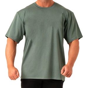 เสื้อยืดออกกำลังกายแขนสั้นผู้ชายผ้าฝ้าย 100% สำหรับวิ่ง ฟิตเนส รับสกรีนโลโก้ ระบายอากาศได้ดี เป็นมิตรกับสิ่งแวดล้อม เนื้อผ้าหนา ขายส่ง - Product Image 1