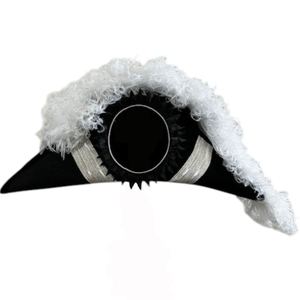 Masonic Regalia Knights Templar Line Officer Chapeau Masonic York Rite Ceremonial Hat with Ostrich Plume OEM Service - Product Image 2
