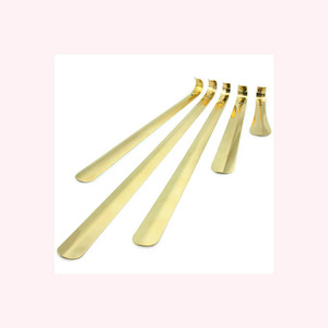 Brass <b>Shoe</b> Horn with Sculpted Comfort <b>Grip</b> Premium 2025 <b>Shoe</b> Accessory <b>for</b> Effortless Elegance - Product Image 4