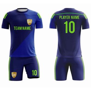 Maillot de football unisexe de haute qualité, uniformes et tenues de football, impression numérique, respirant, léger, manches courtes, vêtements de football - Product Image 4