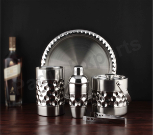 Classic Diamond Design Cocktail <b>Bar</b> Tool Set for Perfect <b>Drink</b> Preparation - Product Image 1