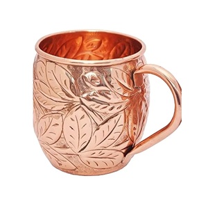 Attractive Diamond Embossed 100% Copper Mug Wholesale <b>Bulk</b> Purchase Stainless Steel Copper Mule Mug At Cheap Price - Product Image 4