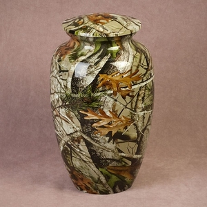 นกบินพิมพ์สีฟ้าฟ้าสวยงามทำด้วยมือโลหะโกศสำหรับผู้ใหญ่ขี้เถ้ามนุษย์ผู้ผลิตรูปภาพ - Product Image 3