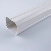 Fabriqué en Chine fabricant personnalisé PVC climatiseur conduit couvercle de tuyau goulotte câble canal AC couvercle de tuyau