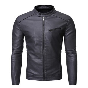 Cuero genuino Nuevo en chaqueta Cuero de vaca Ropa grande para hombre Chaquetas negras Abrigos casuales de negocios - Product Image 3