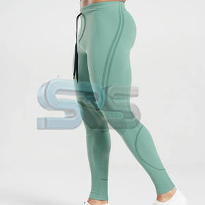 Premium Quality <b>Men's</b> Compression <b>Leggings</b> Custom Design Breathable Quick Dry Elastic Waist <b>Gym</b> Training Apparel - Product Image 2